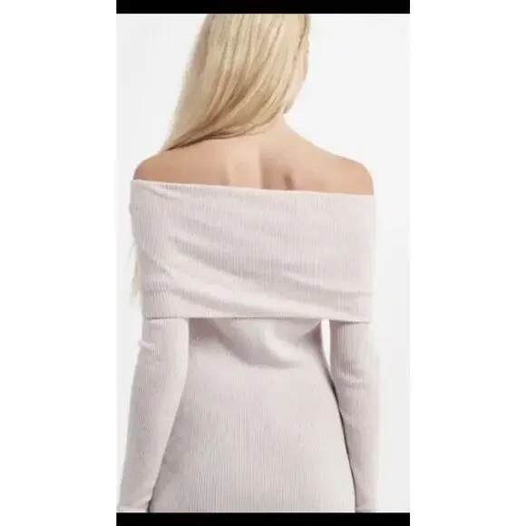 Max Mara Leisure Lorena Wool Cowl Neck Sweater Top Light Pink Sz L NWT $295
